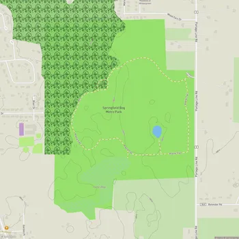 Map of Springfield Bog Metro Park