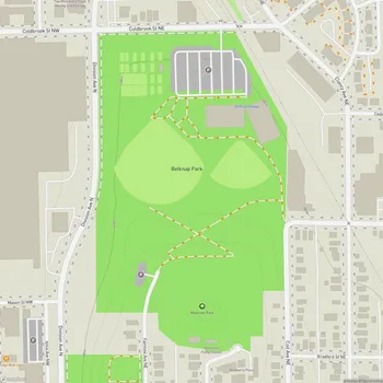 Map of Belknap Park