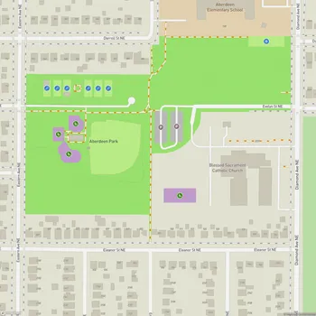 Map of Aberdeen Park