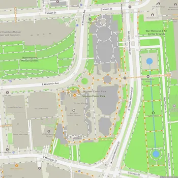 Map of Museum Center Park