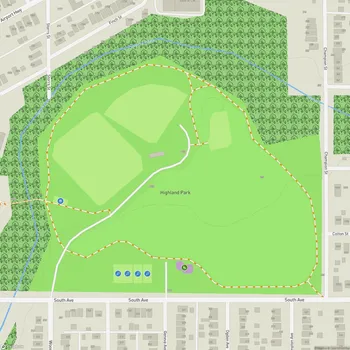Map of Highland Park