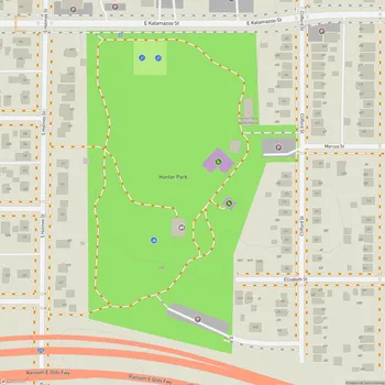 Map of Hunter Park