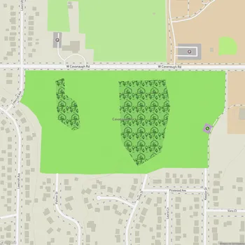 Map of Cavanaugh Park