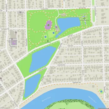 Map of Lakeside Park