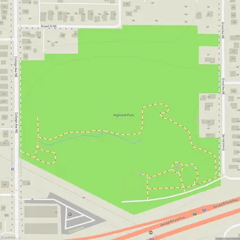 Map of Highland Park