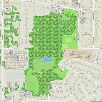 Map of Albert A. White Memorial Park