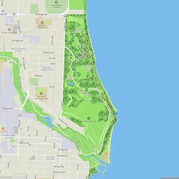 Map of Grant Park
