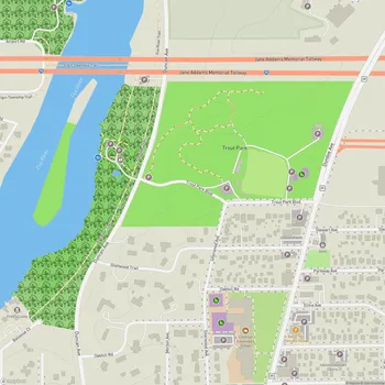 Map of Trout Park