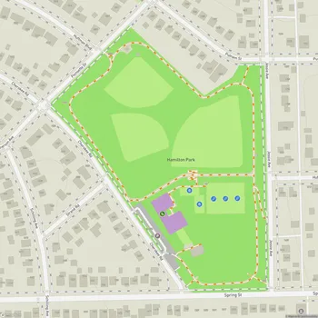 Map of Hamilton Park