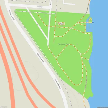 Map of Fish Ladder Park
