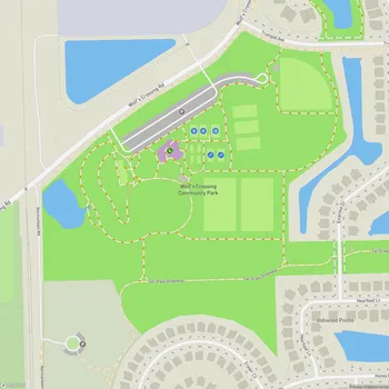 Map of Wolf's Crossing Community Park