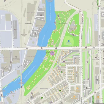 Map of Tom (Ping) Memorial Park