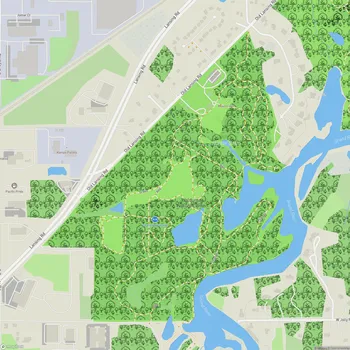 Map of Woldumar Nature Center