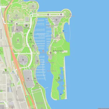 Map of Northerly Island