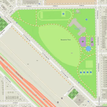 Map of Bessemer (Henry) Park