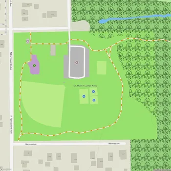 Map of Dr. Martin Luther King, Jr. Park