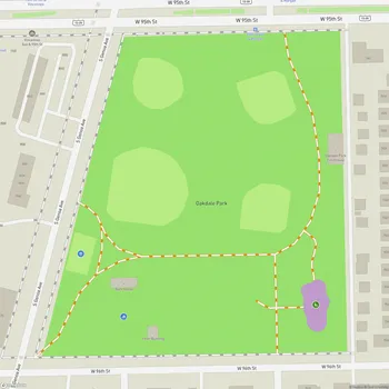 Map of Oakdale Park