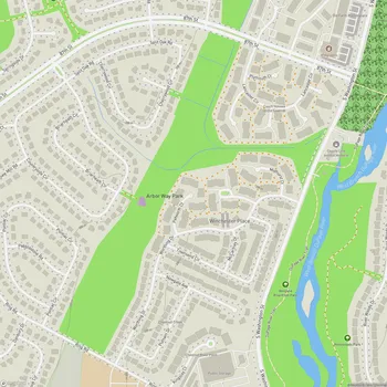 Map of Arbor Way Park