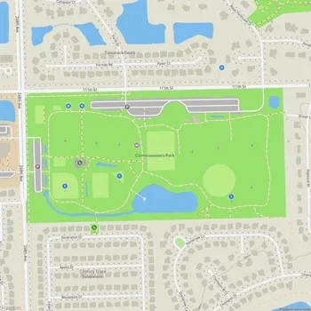 Map of Commissioners Park