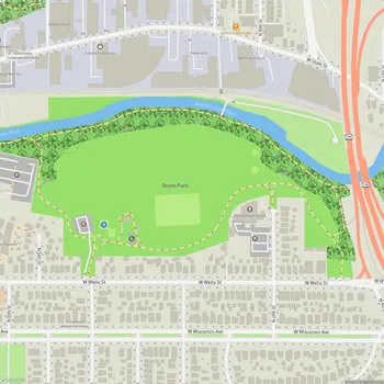 Map of Doyne Park