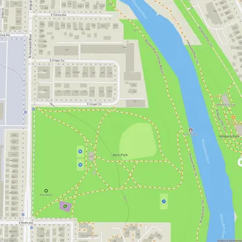 Map of Kern Park