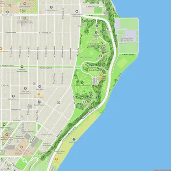 Map of Lake Park