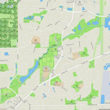 Map of Waubonsie Lake Park