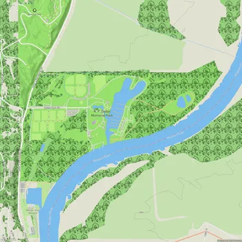 Map of N. P. Dodge Memorial Park