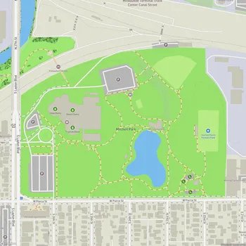 Map of Mitchell Park