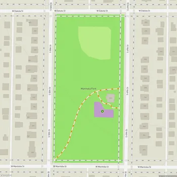 Map of Manitoba Park