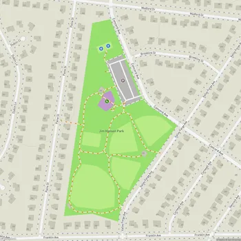 Map of Jim Hansen Park