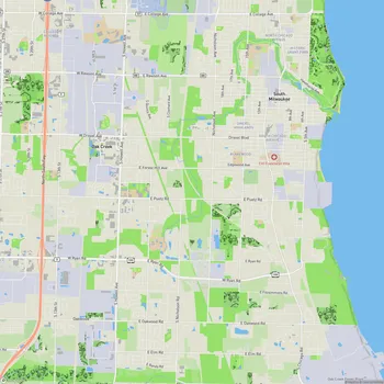 Map of Oak Creek Parkway