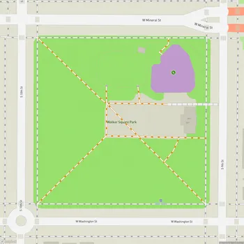 Map of Walker Square Park