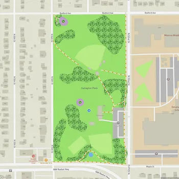 Map of Gallagher Park
