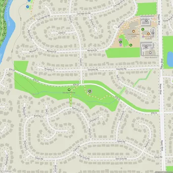 Map of Oakridge Parkway