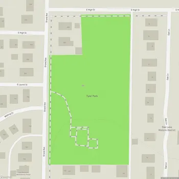 Map of Tyler Park