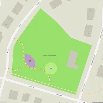 Map of Copper Springs Park