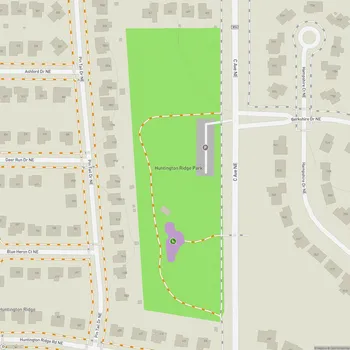 Map of Huntington Ridge Park