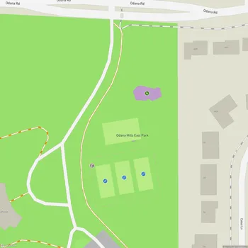 Map of Odana Hills East Park