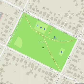 Map of Astor Park