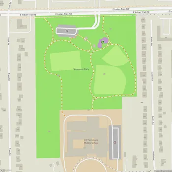 Map of Simmons Park