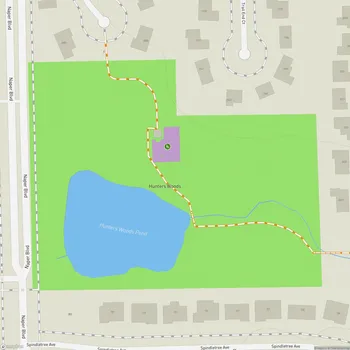 Map of Hunters Woods
