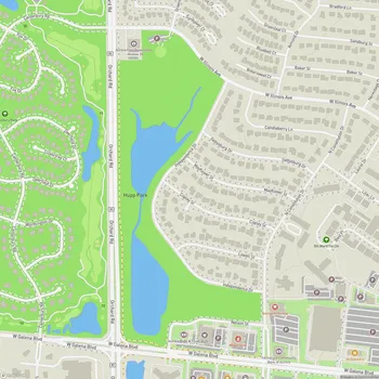 Map of Hupp Park