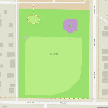 Map of Hayes Field