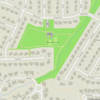 Map of Willow Springs Park