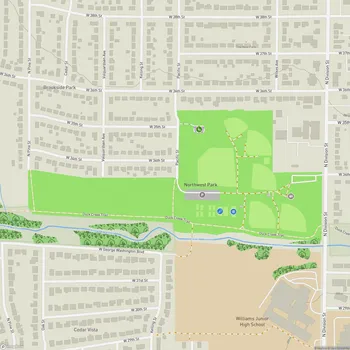 Map of Northwest Park