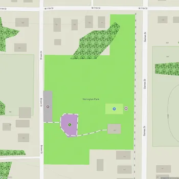 Map of Herington Park