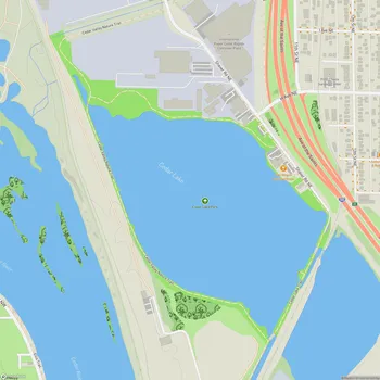 Map of Cedar Lake Park