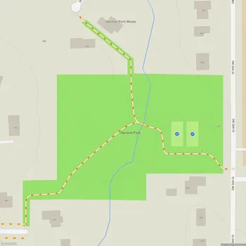Map of Harmon Park