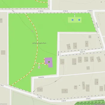 Map of LeClaire Heights Park